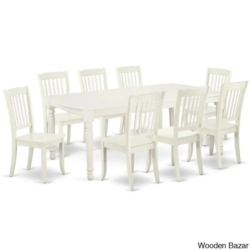 Kollman Solid Wood 8 seater Dining Set