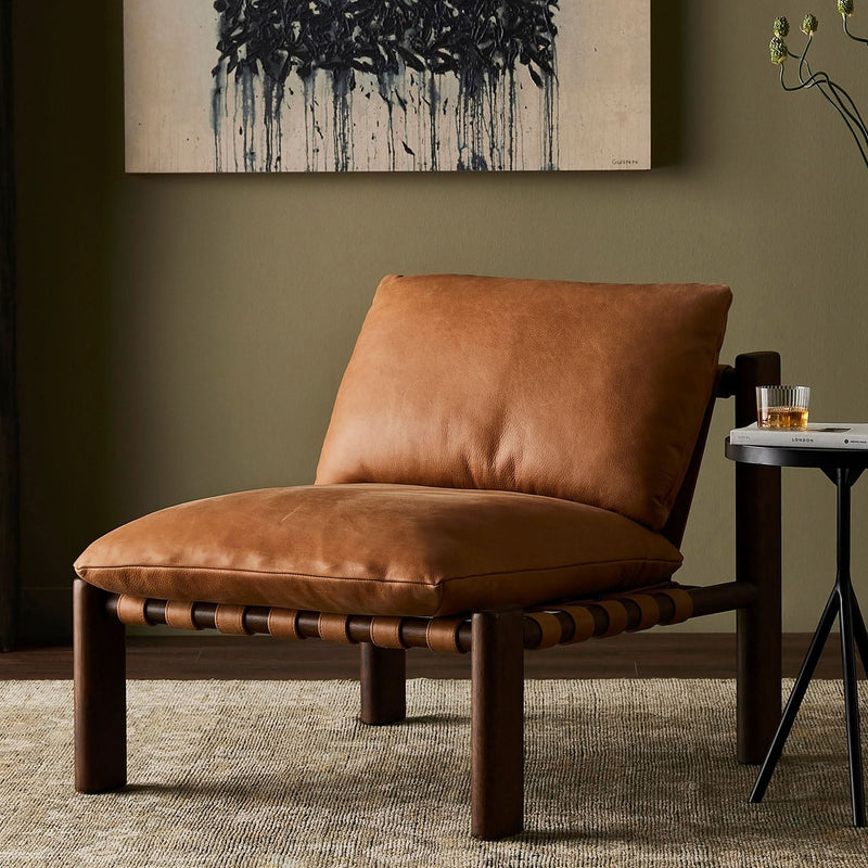 Kpix Leather Chair - Craft Decor