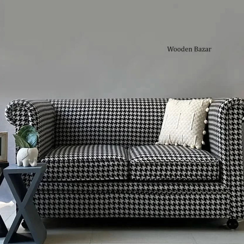 Linen 2 Seater trendy Sofa design - Craft Decor