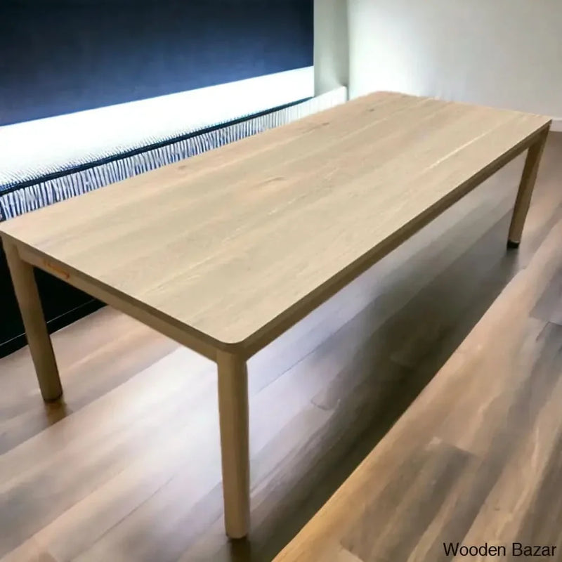 Luxurious 10 Seater Solid Wood Dining Table Set With Chair - Modern, Spacious And Stylish