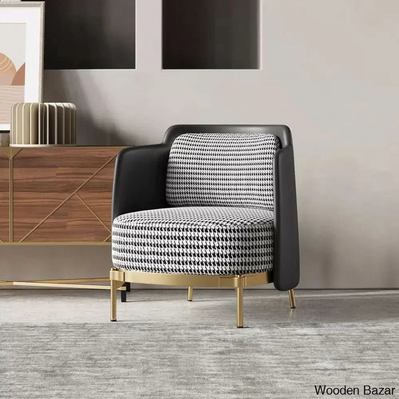 Luxury Modern Design Classic Fabric Leather Gold Steel Armchairs Leisure Chair Living Room Chairs