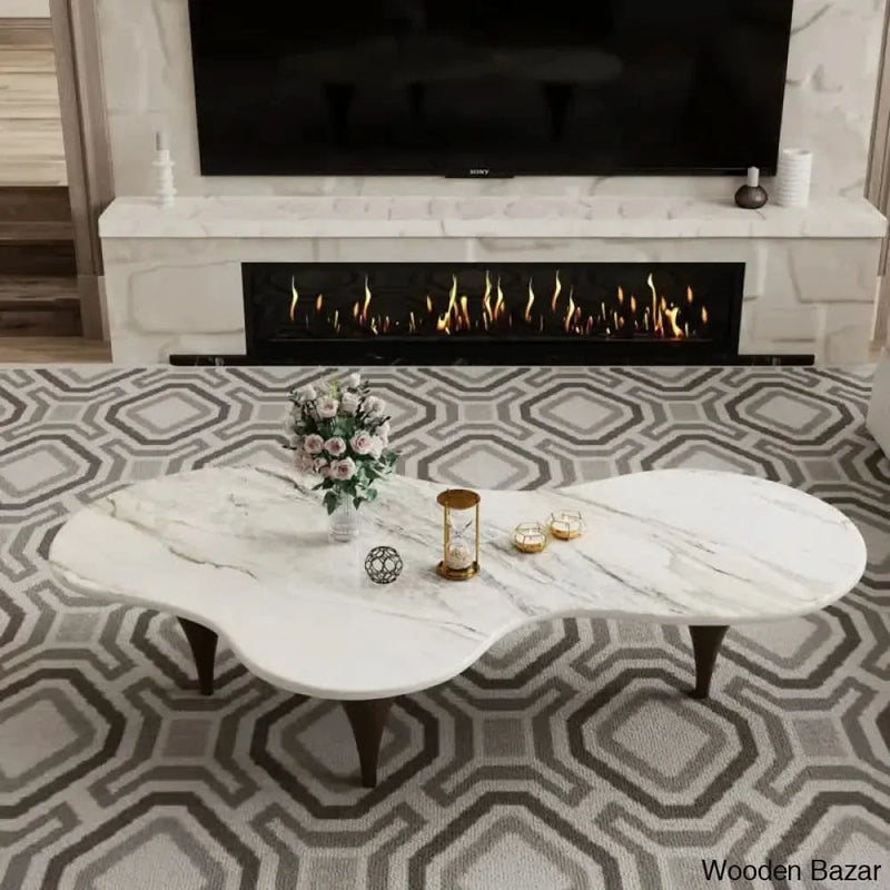 Maesay Heterosexual White Coffee and center Table