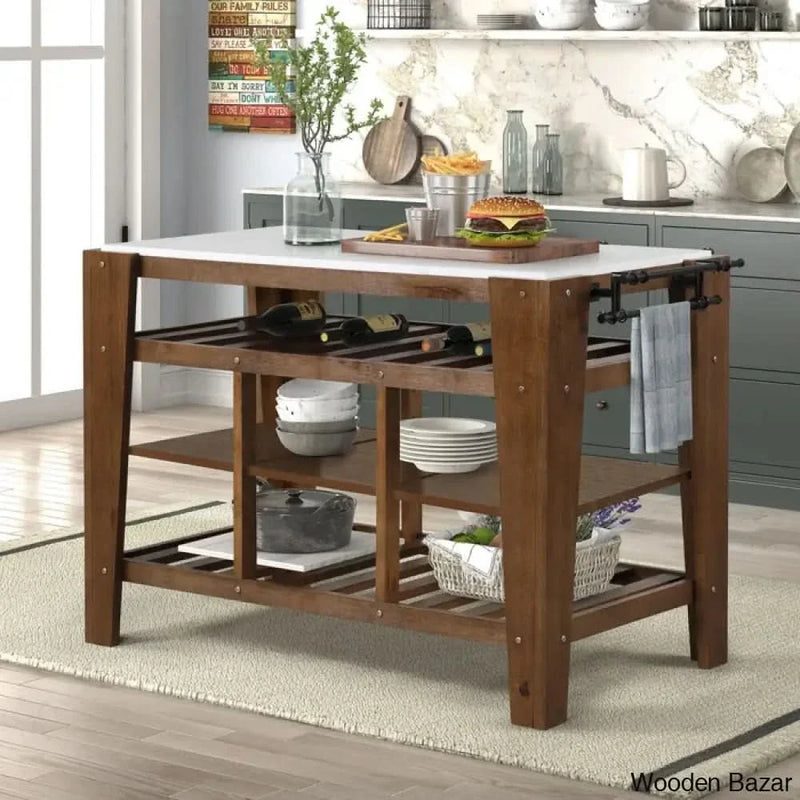 Marble Top Kitchen Island Kitchen trolley cart cabinet kitchen island with storage