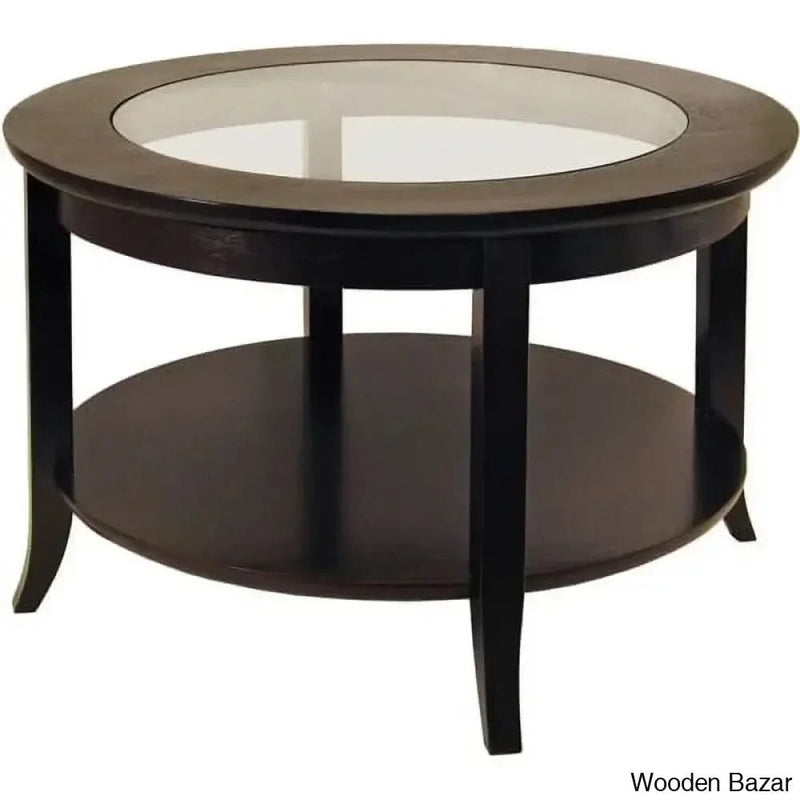 Merild Glass Top Coffee and Center Table