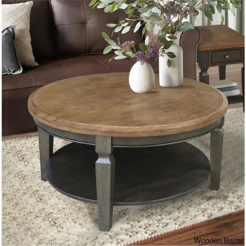 Merril Solid Wood Coffee Table and Center Table