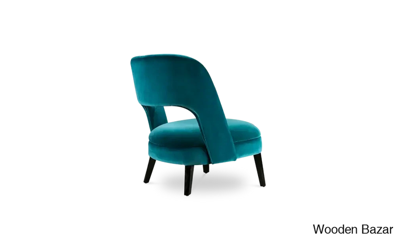 Modern Luxe Wide Armless Chair - Chic Living Room Accent Seating