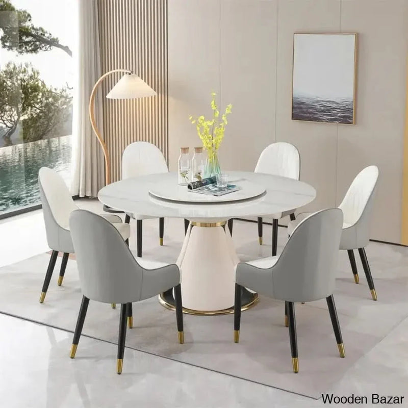 New 6 seater Pedestal Dining set - Craft Decor