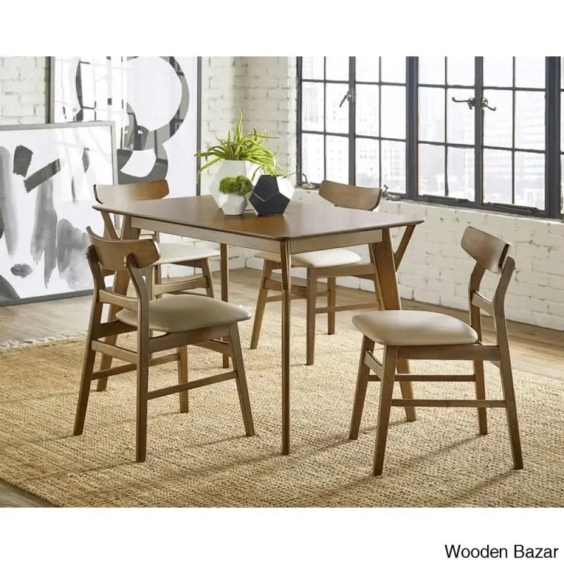 Obern Latest 4 Seater Dining Table Set - Craft Decor