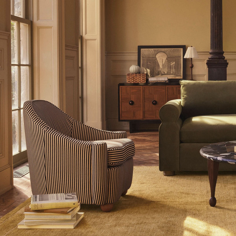 Timex Pierce & Ward Curved Slipper Chair - Craft Decor