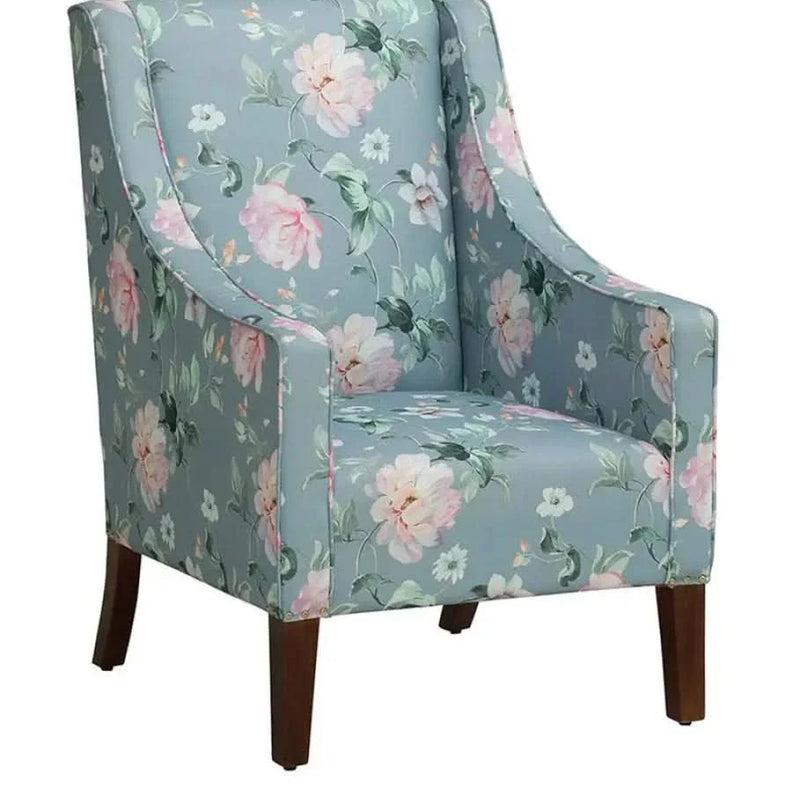 Piranha Wing Chair In Blue Color - Craft Decor