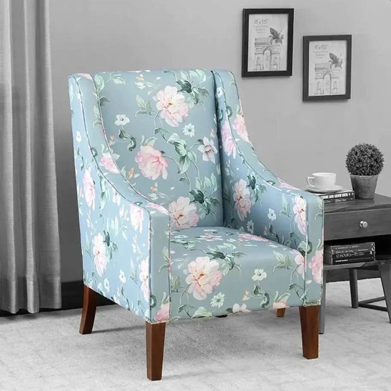 Piranha Wing Chair In Blue Color - Craft Decor