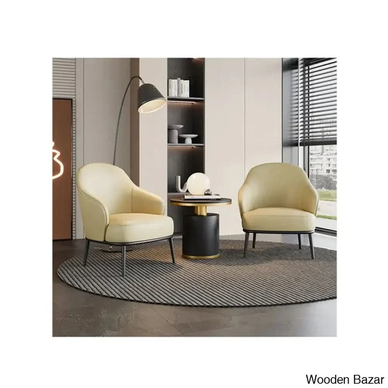 Rhoar Best 2 Seater Pedestal Dining Table Set - Craft Decor