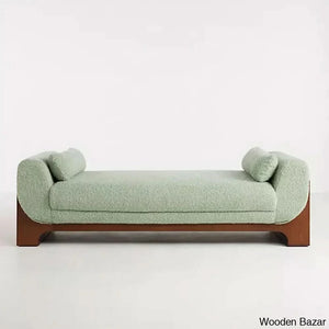 Riley Elegance Redefined Daybed Sofa In Modern Luxury With Timeless Comfort Light Green