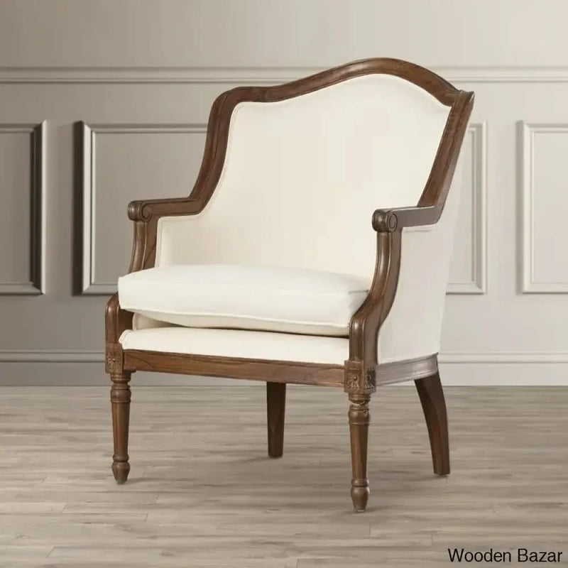 Roselawn 27.75'' Wide Cotton Armchair