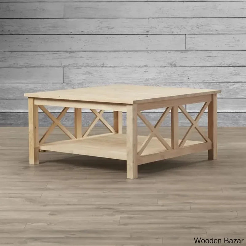 Rossitano Solid Wood Coffee and center Table