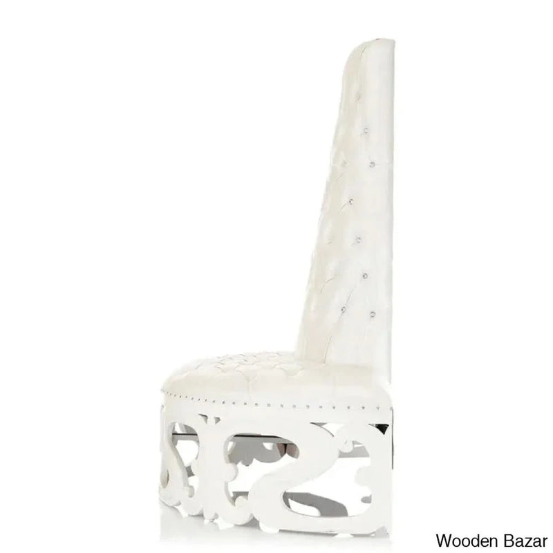Royal Party Wooden Sofa in White Finish