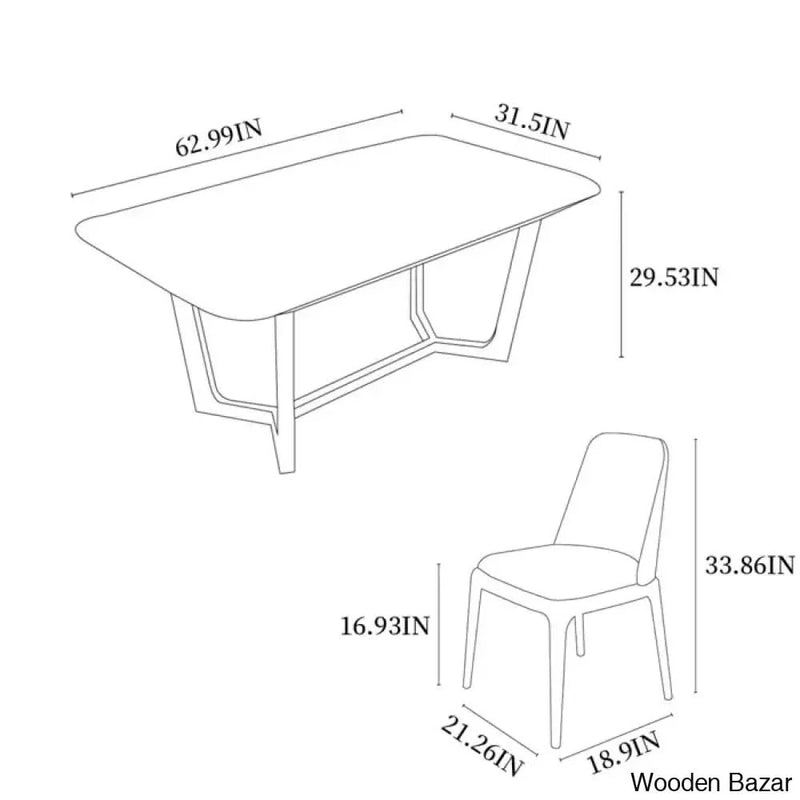 Safron New 6 seater marble Dining table Set For Luxury Homes