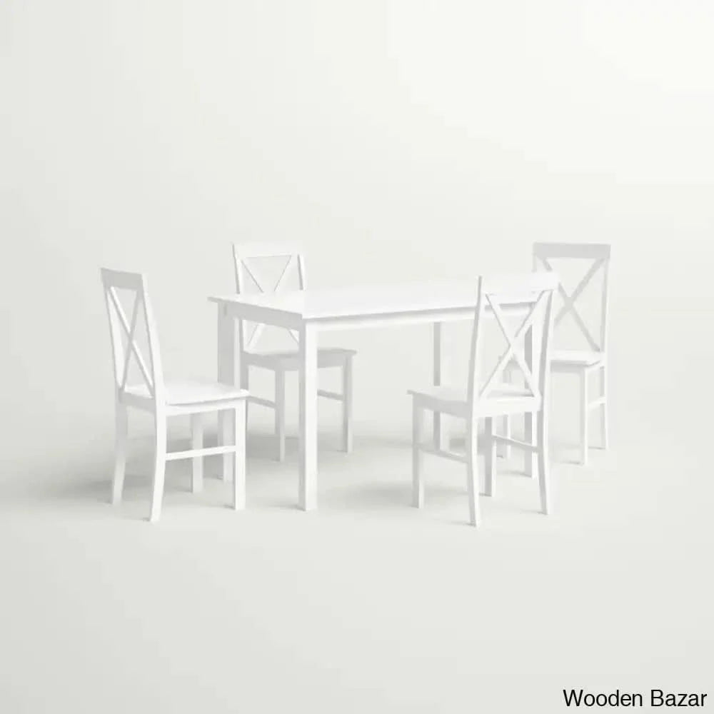 Samantha 4 - Person Dining Set