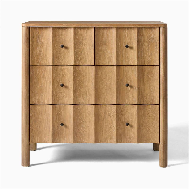 Yevahun Scalloped Narrow Dresser - Craft Decor