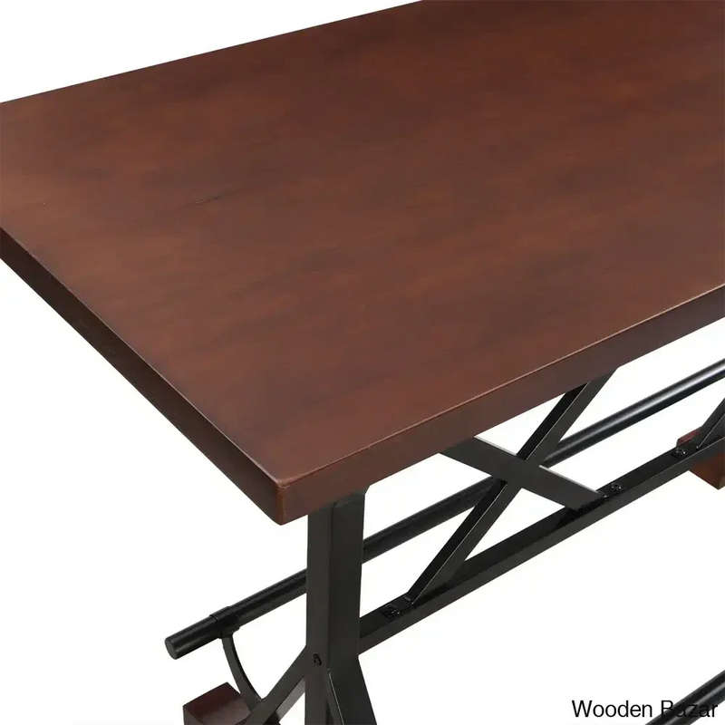 Shaylee 59'' Solid Wood Bar Set
