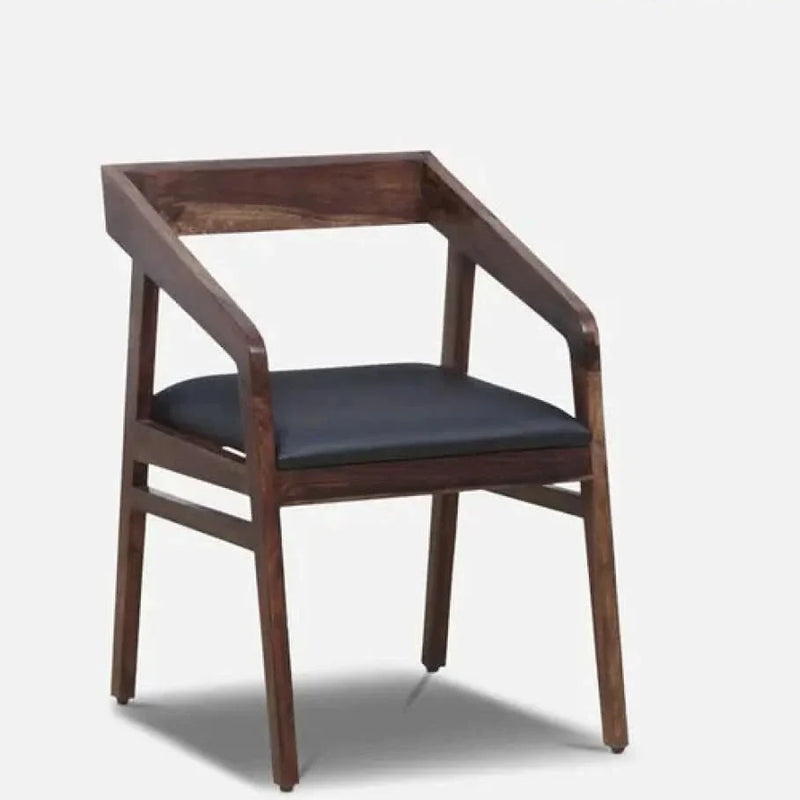 Solid Wood Armchair in Provincial Teak Finish - Craft Decor