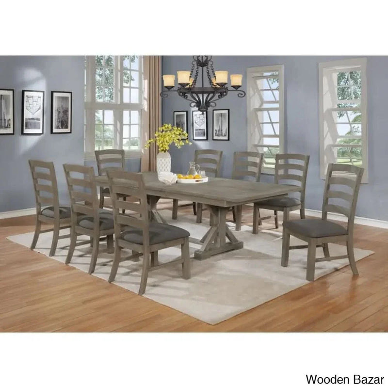 Stevan Extendable Dining Table Set