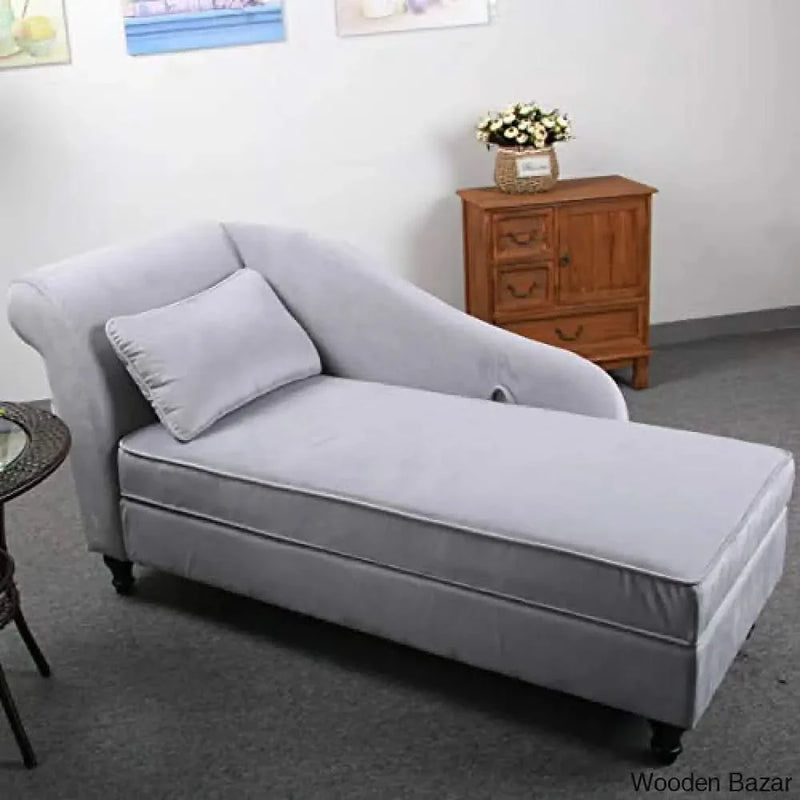 Storage Chaise Lounge Indoor Upholstered Lounge