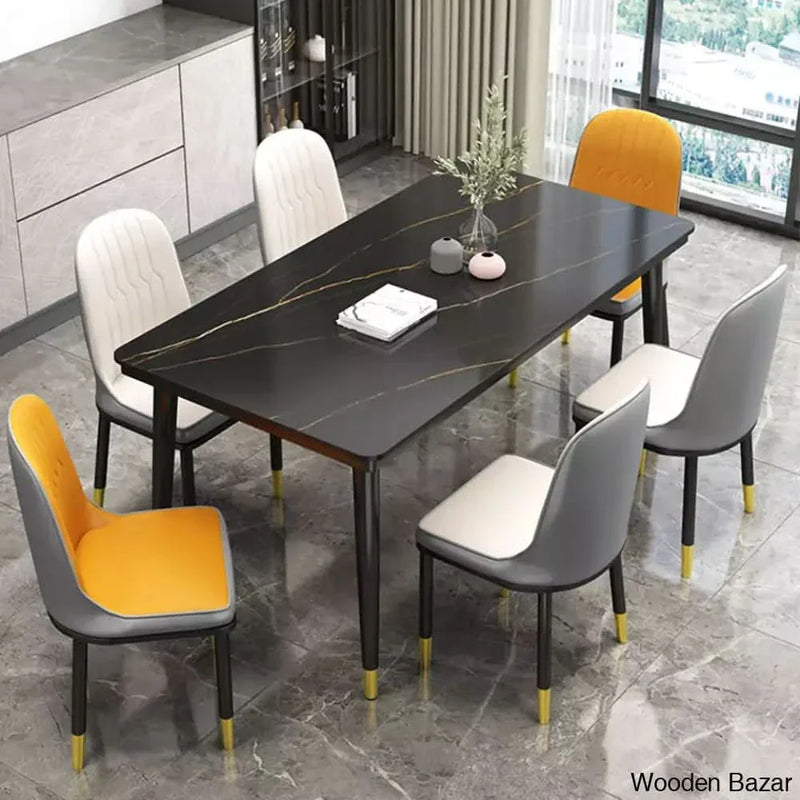 Table sets furniture nordic luxury marble dining tables