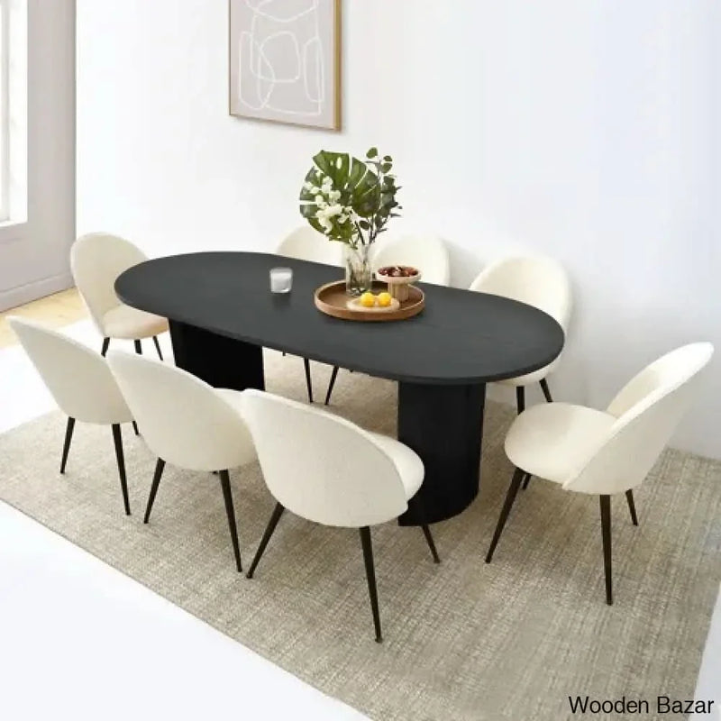 Tikon New 8 Seater Dining Table Set - Craft Decor