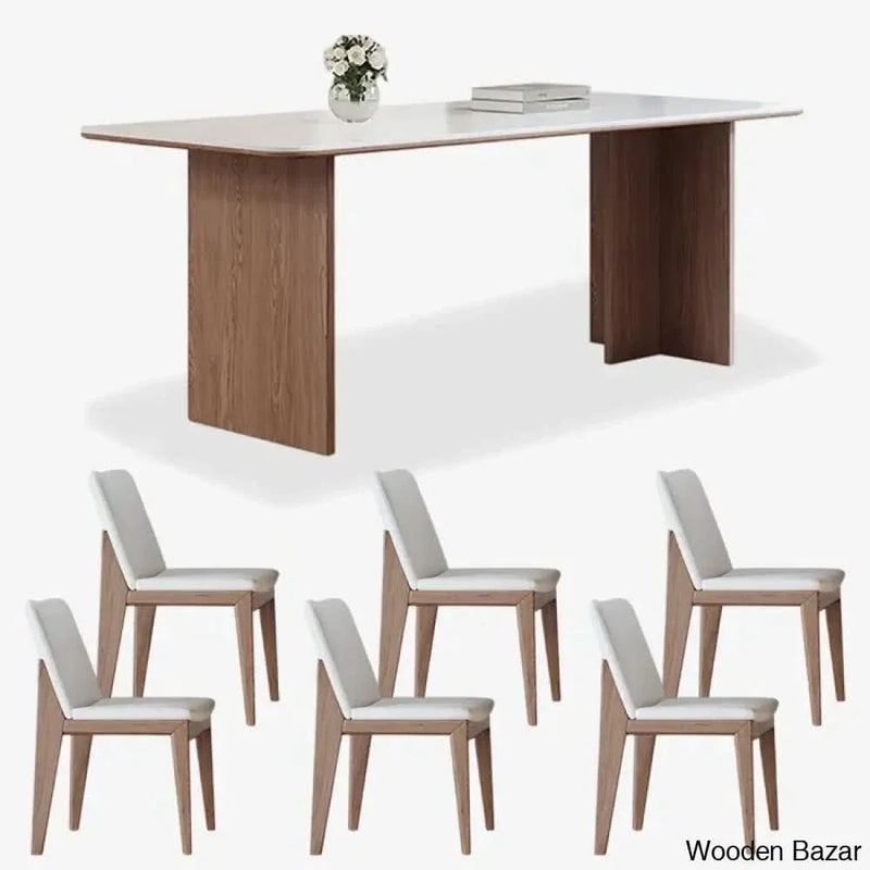 Top Double Pedestal Dining Set new design