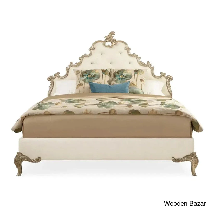 Tufted Low Profile Platform Bed