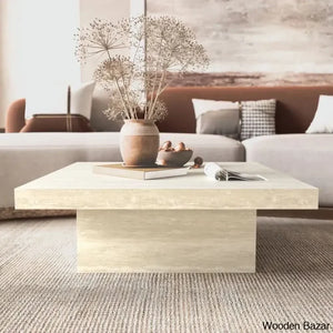 Vere Single Coffee Table And Center Table - Craft Decor Tavertine
