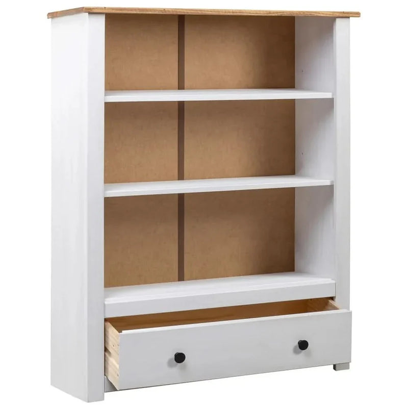 Bookshelf Bookcase Decor Shelving Unit Solid Wood Pine Panama Range