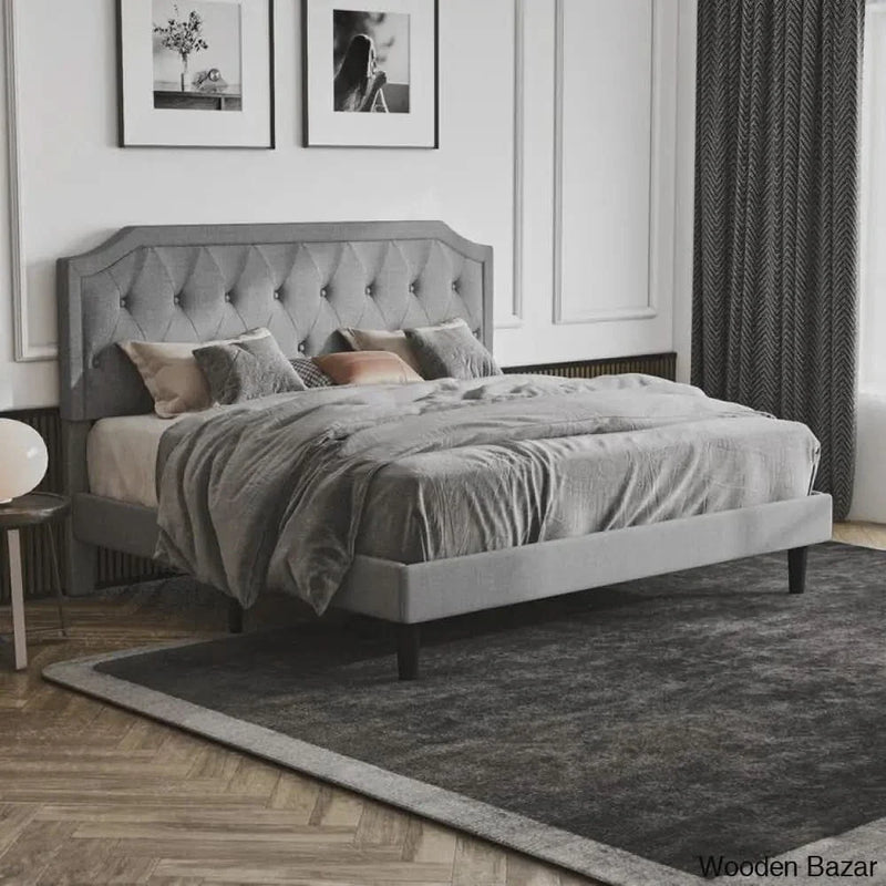 Walken Tufted Low Profile Platform Bed