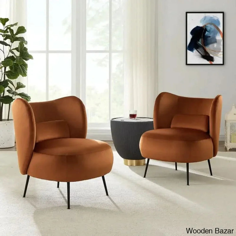 Velvet Arm Chair