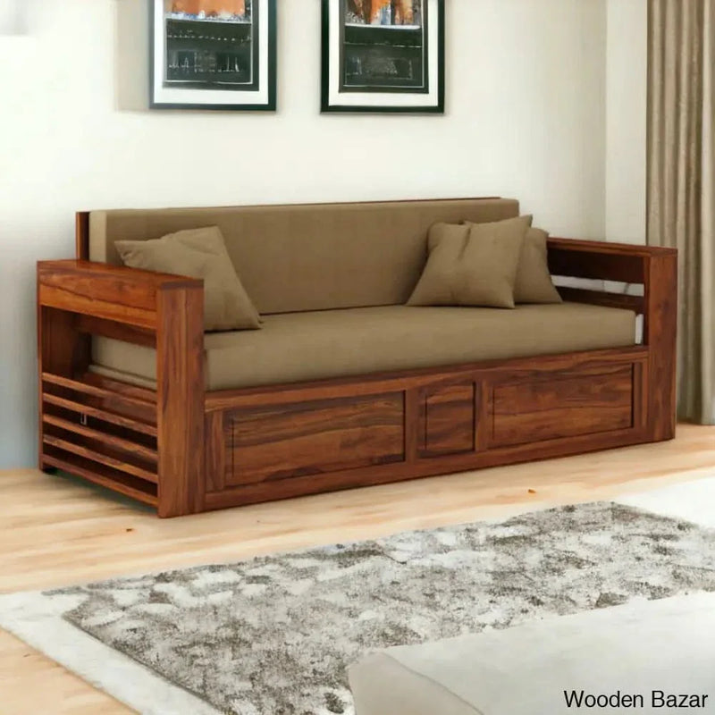 Widthen 3 SEATER SOFA - Wooden Bazar