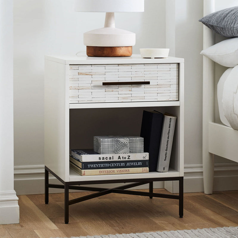Niagor Tiled Bedside table - Craft Decor