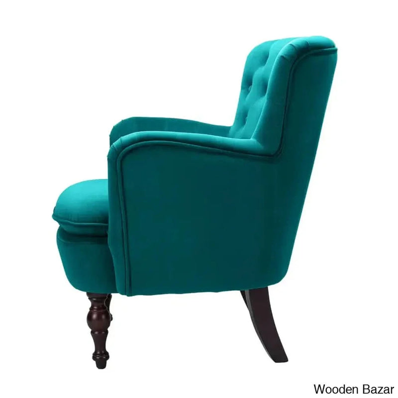 Craft Decor 28'' Wide Tufted Velvet Armchair