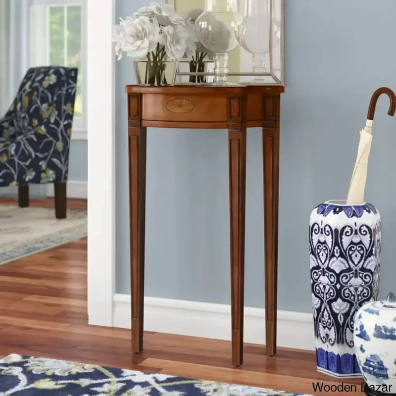 Craft Decor Ariton 32'' Tall Solid Wood End Table
