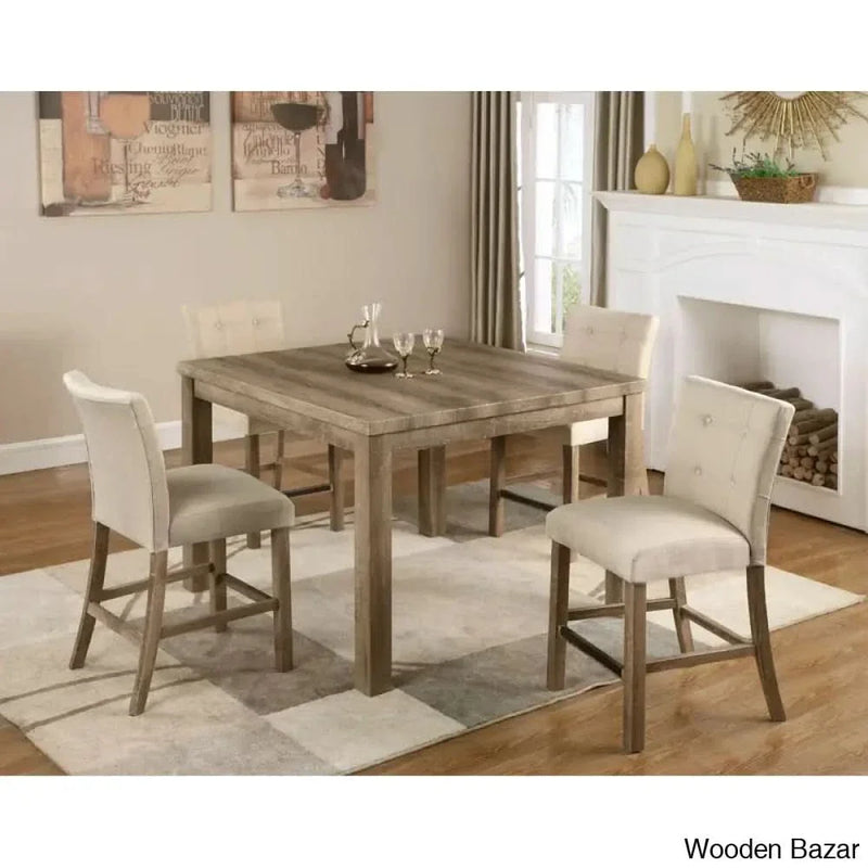 Craft Decor - Person Counter Height Dining Set