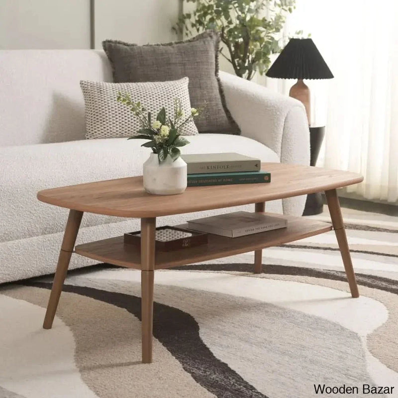Yashon Coffee And Center Table - Craft Decor Oak