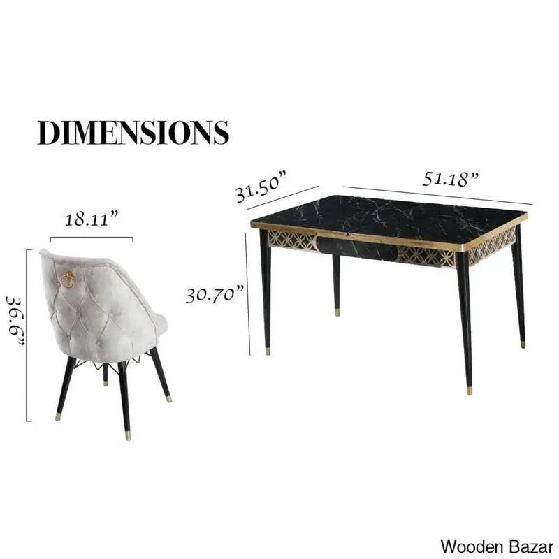 Yoker New 6 Seater Extendable Dining Set | Home furniture 2024