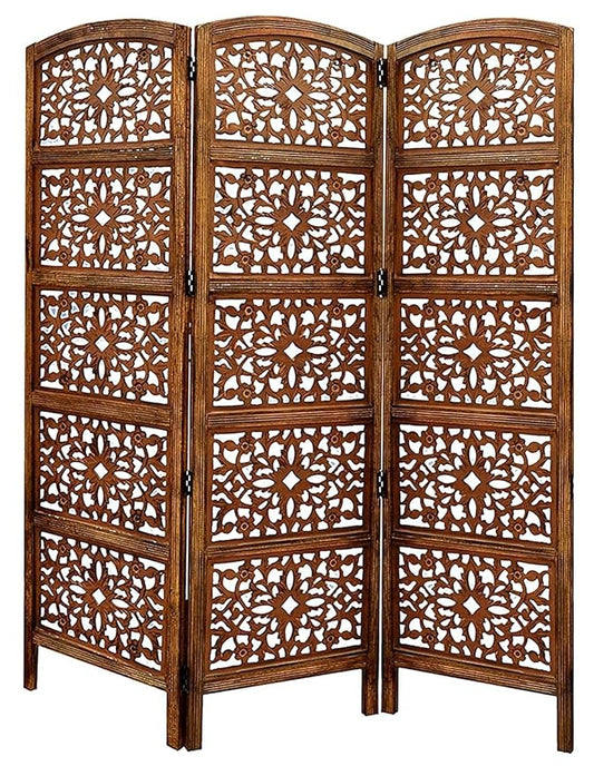 Wooden Room Partition for Living Room | Wooden Screen Separator | Wooden Room Wall Divider