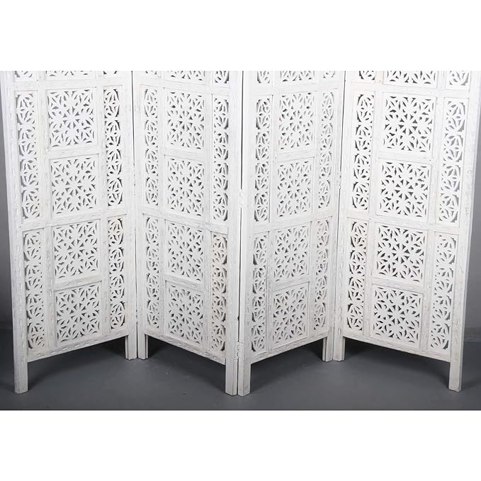 Wooden Room Partition for Living Rooms, Wood Screen Separator