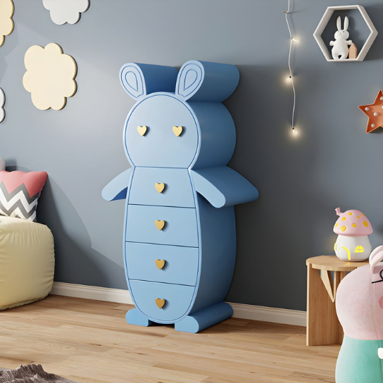 Senter Wood Vertical Kids Chest with Drawers for Bedroom - Craft Decor