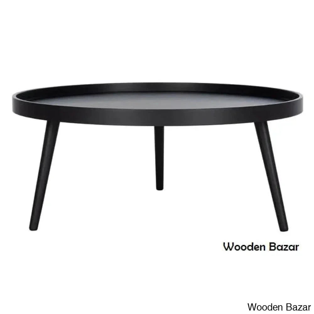 3 Legs Wooden Coffee Table for Living Room
