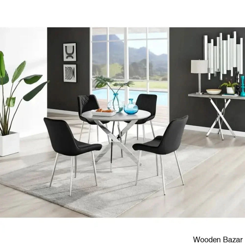 4 Person Sitting Dining Table Set | Luxury Home Interior