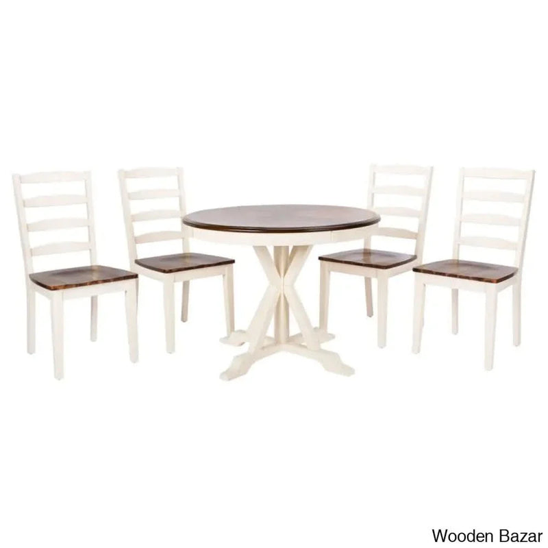 4 - Person Solid Wood Dining Set