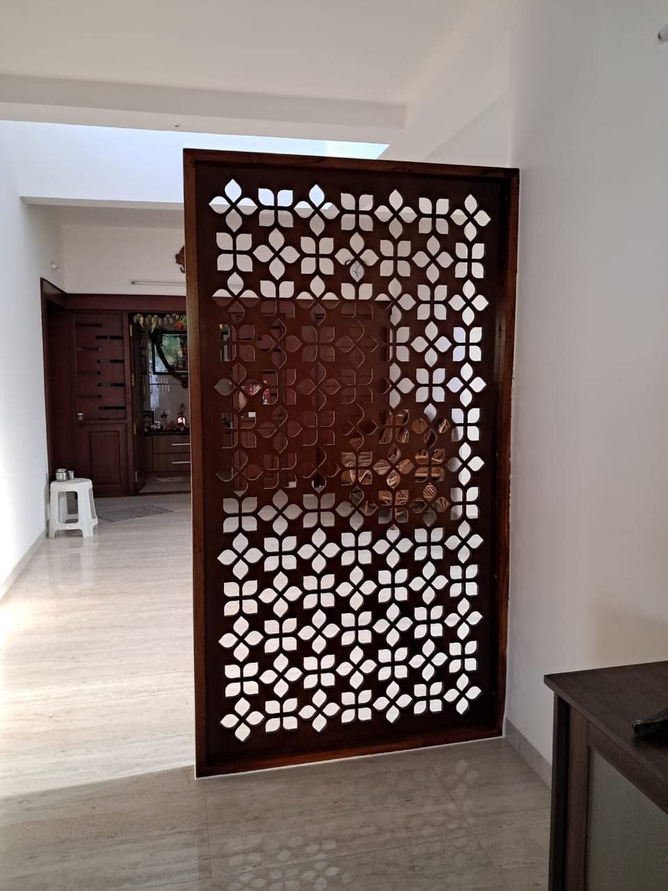 CRAFT DECOR Wooden Room Divider only | Wooden Partition for Living Roo ...