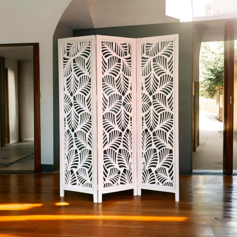 CRAFT DECOR Wooden Room Partition for Living Room, Wood Screen Separator and Wooden Room Dividers Wall Panels 6 Feet for Living Rooms/Bedroom/Office/Restaurant/Parlour/Pooja Room